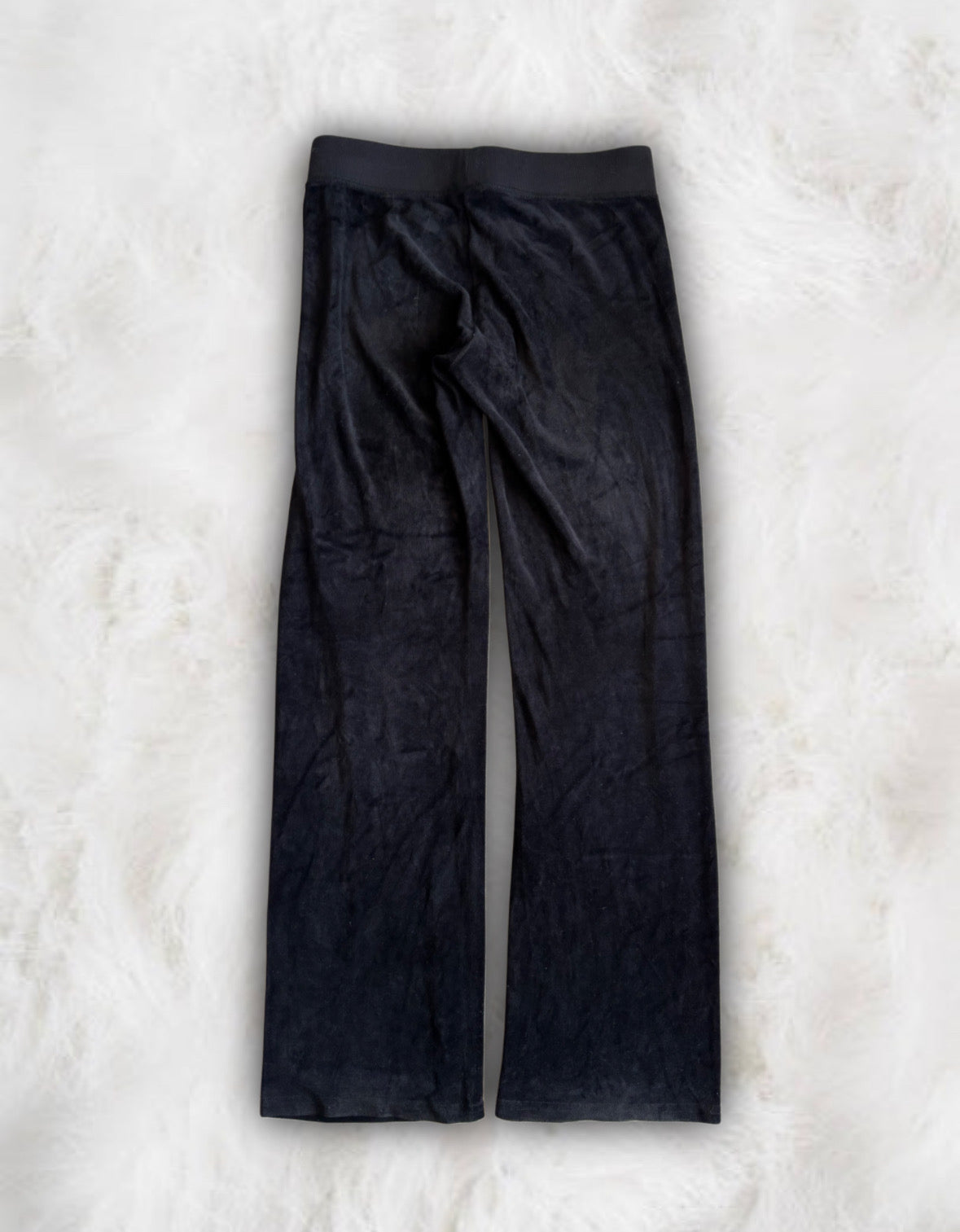 Juicy Couture Black Velour 2 Piece Tracksuit