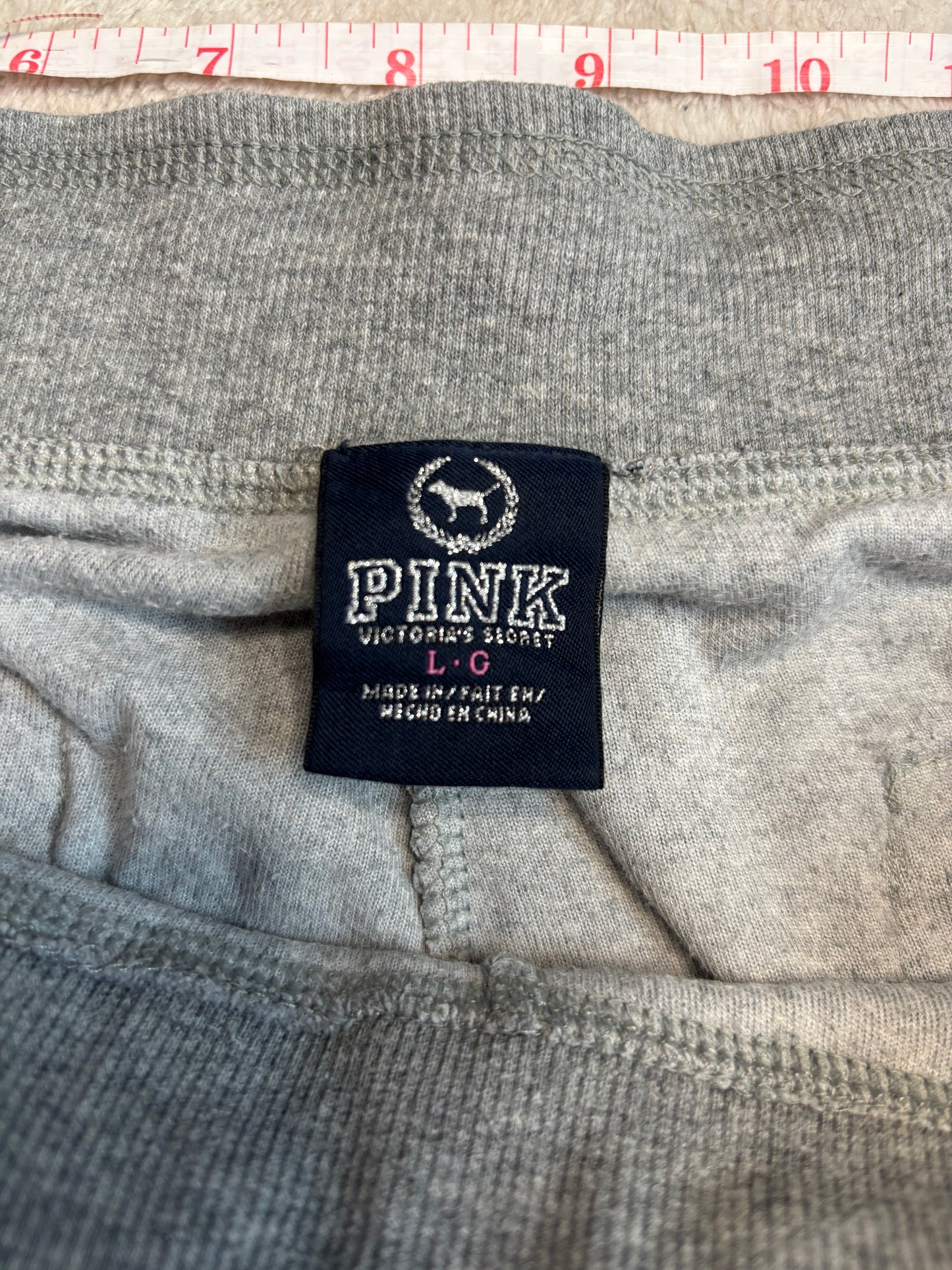 Victoria’s Secret PINK Grey Velour Pants