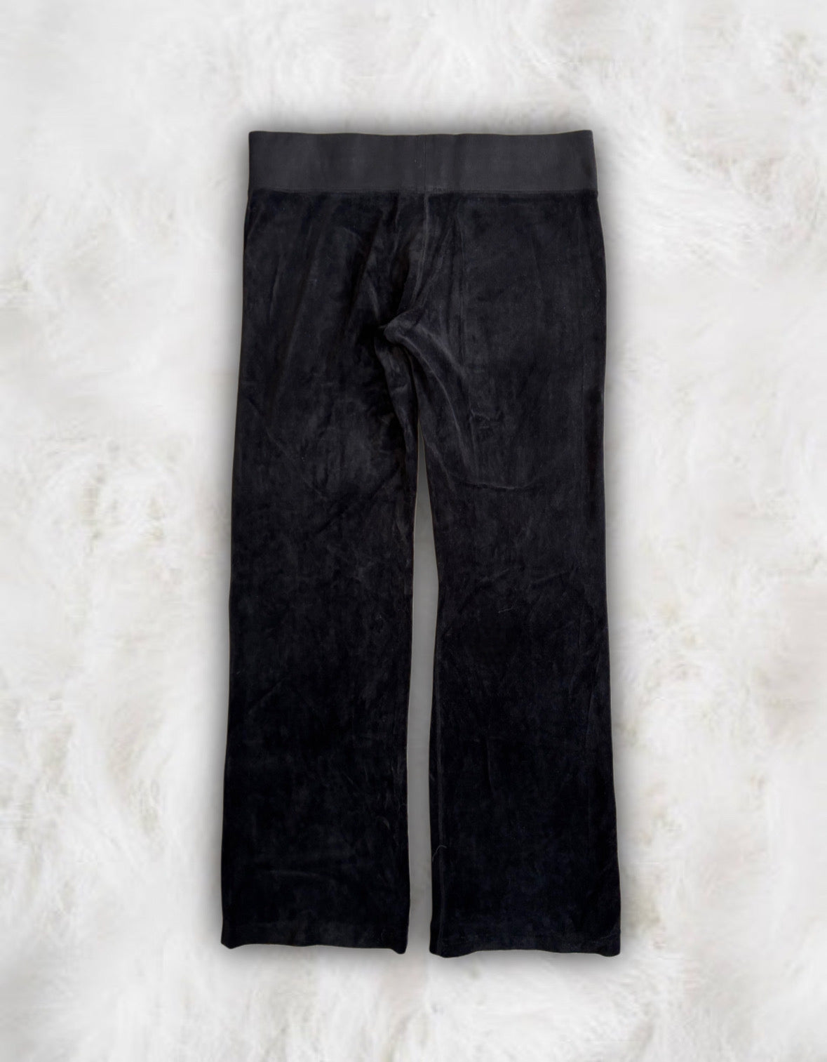 Bebe Black Velour Pants