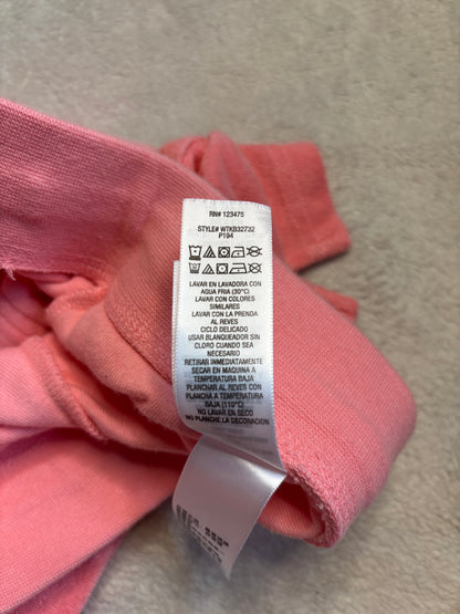 Juicy Couture Coral Pink Terry Cloth 2 Piece Short Tracksuit