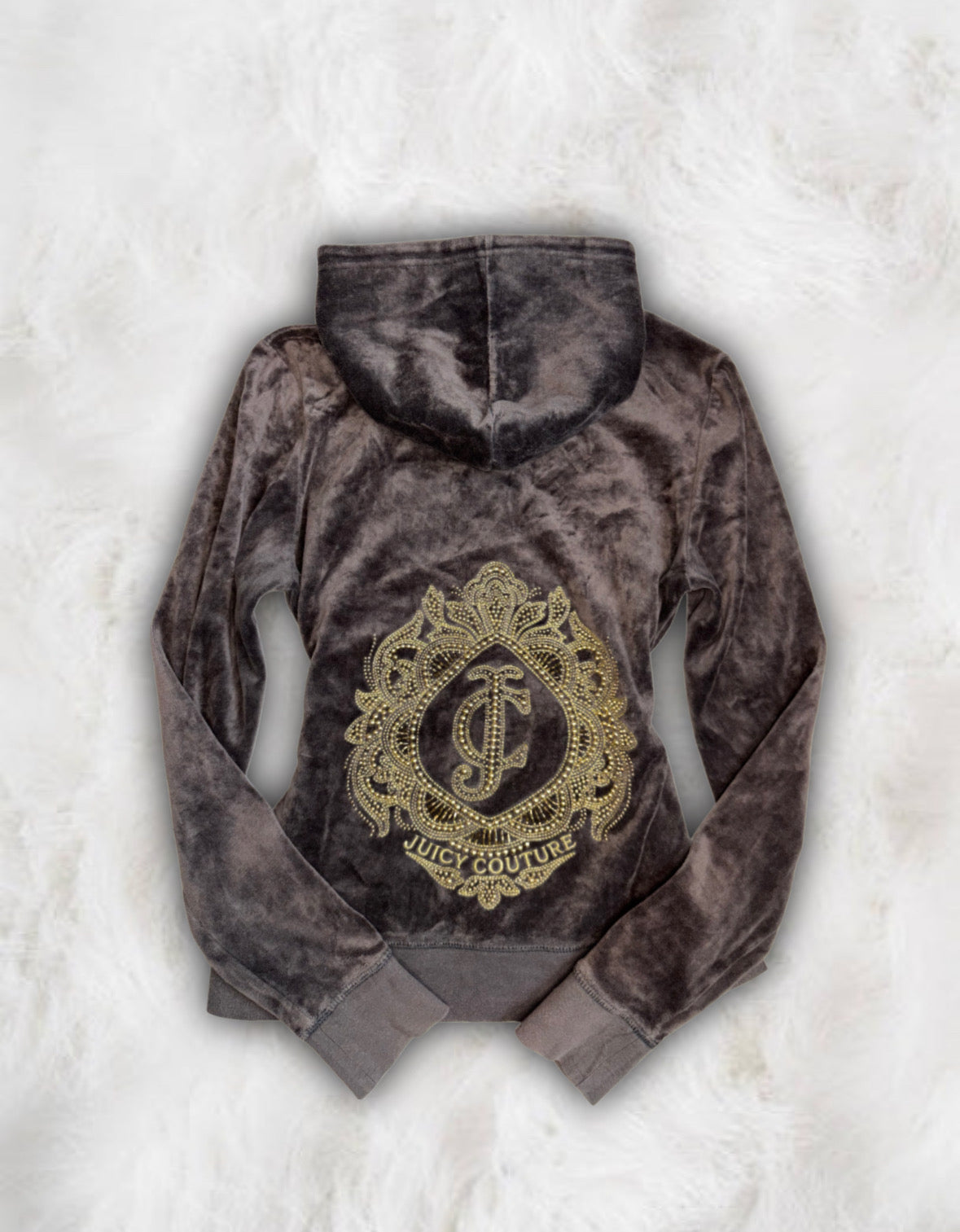 Juicy Couture Brown Velour 2 Piece Tracksuit