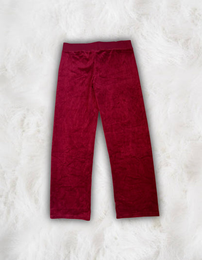 Juicy Couture Deadstock Red Velour 2 Piece Tracksuit