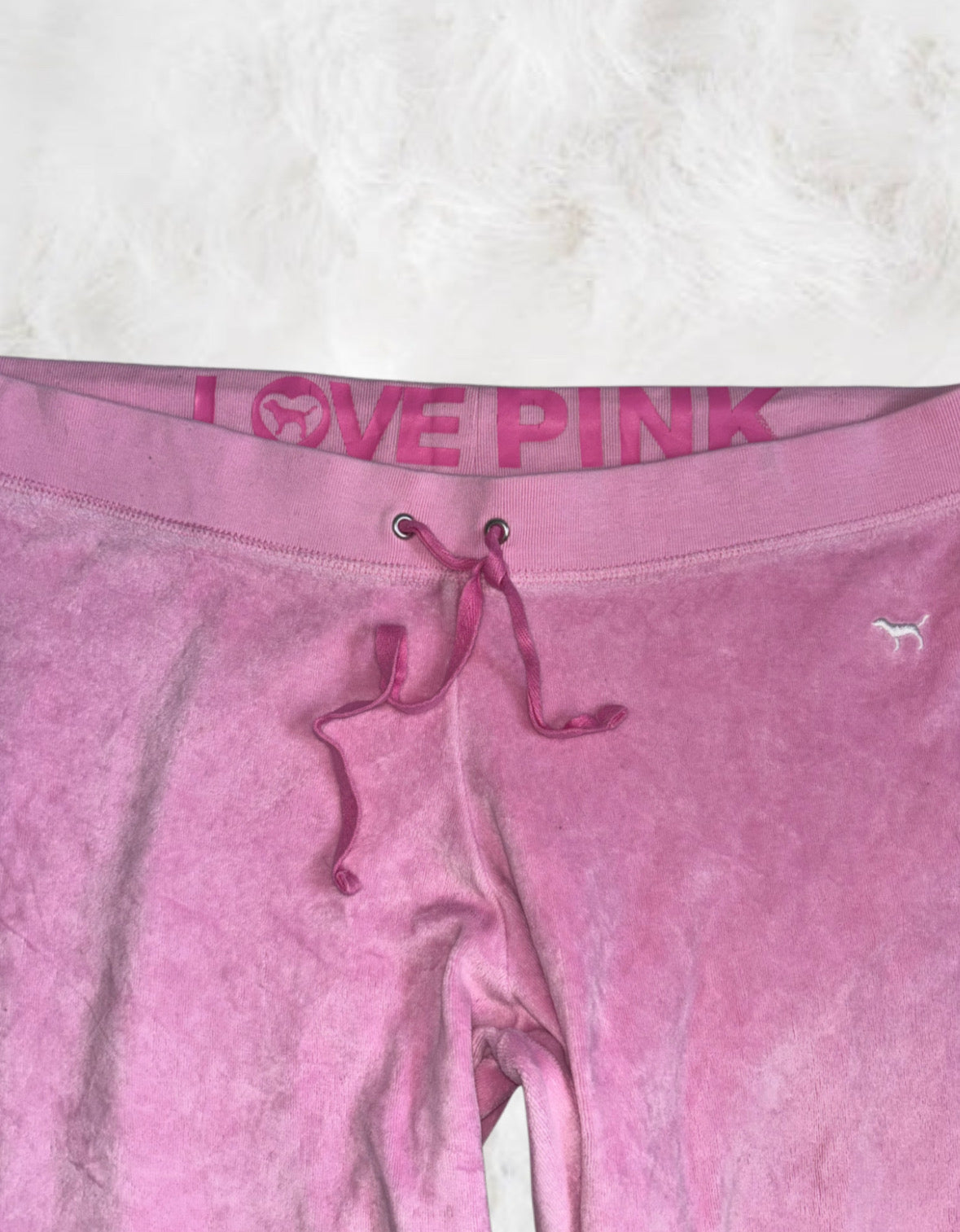 Victoria’s Secret PINK Baby Pink 2 Piece Velour Tracksuit