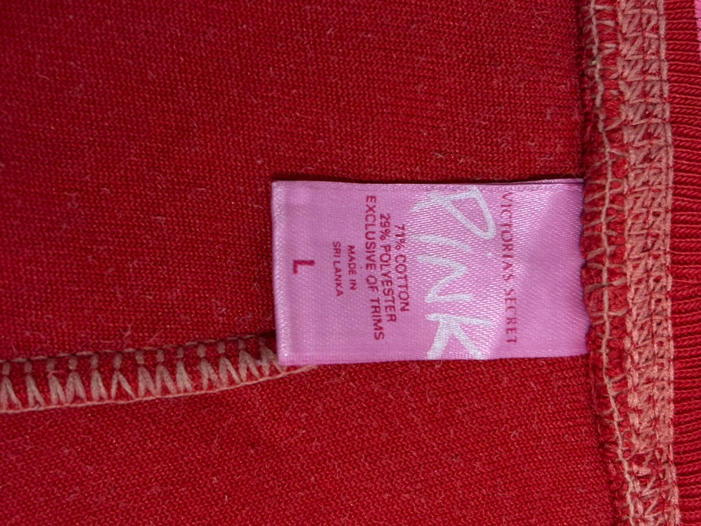 Victoria’s Secret PINK 2005 Red Velour 2 Piece Tracksuit