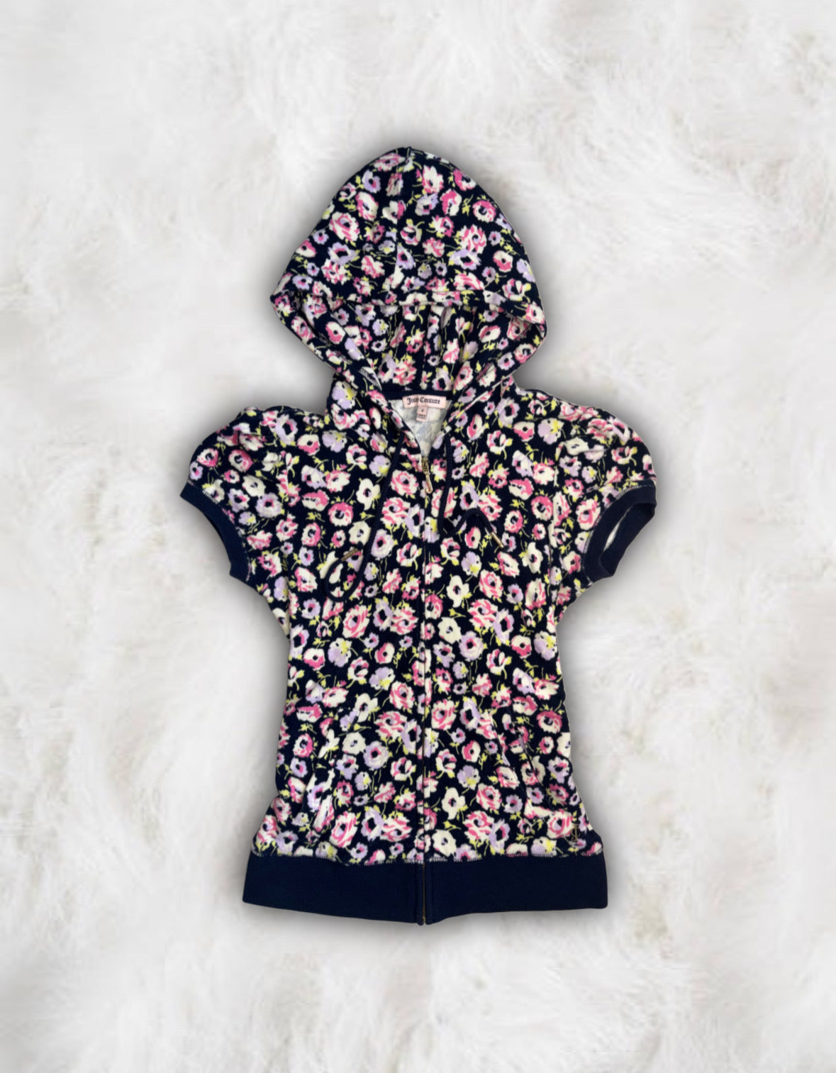 Juicy Couture Floral Terry Cloth 2 Piece Tracksuit