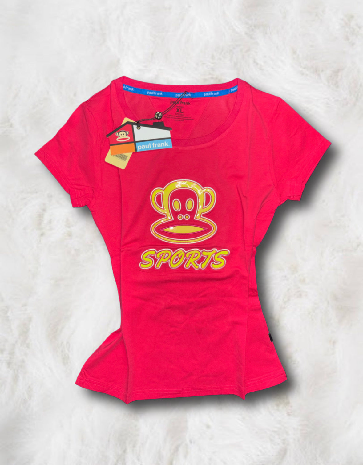 Paul Frank Coral Pink/Red T-Shirt (XL)