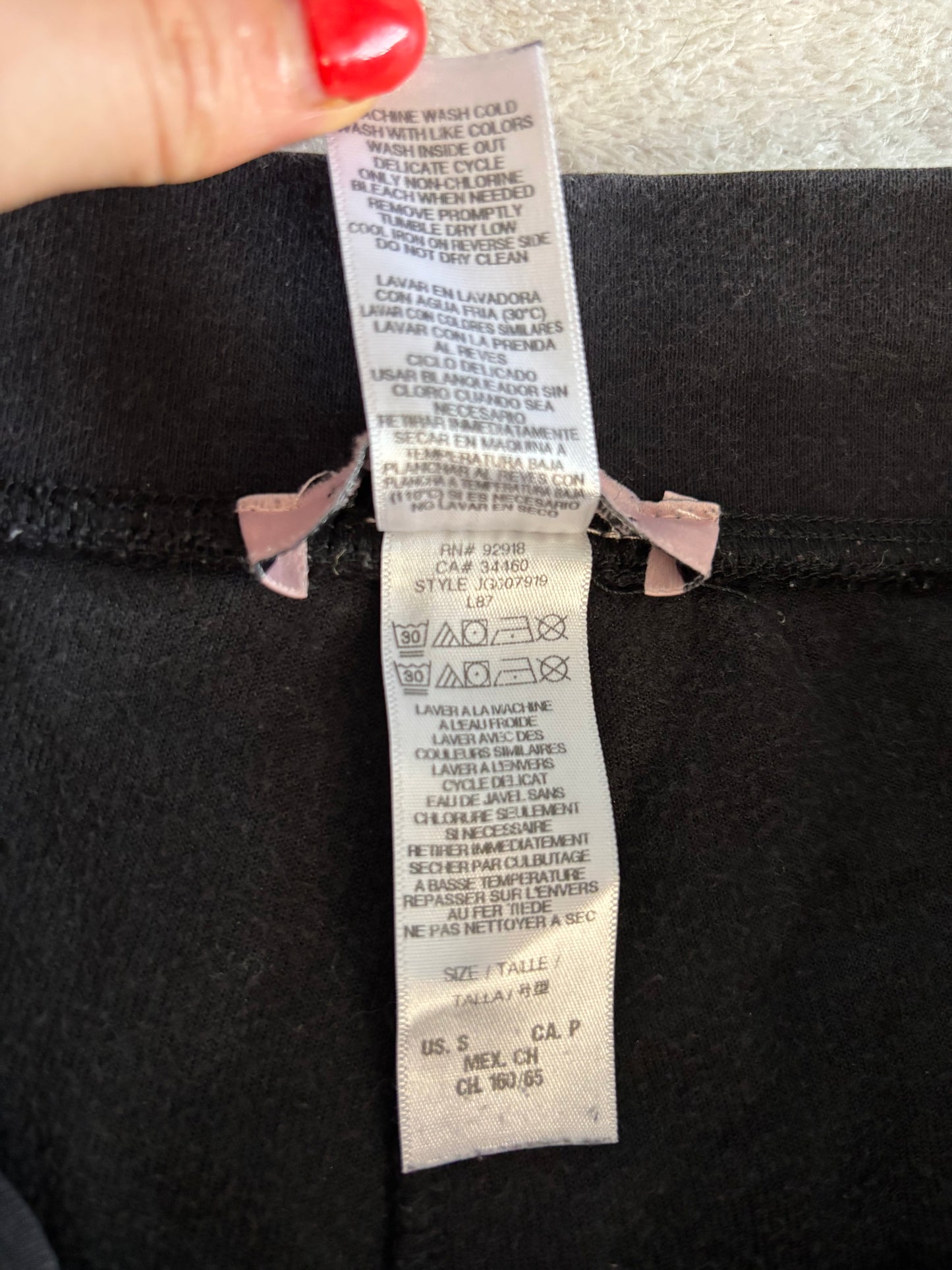 Juicy Couture Black Velour 2 Piece Tracksuit