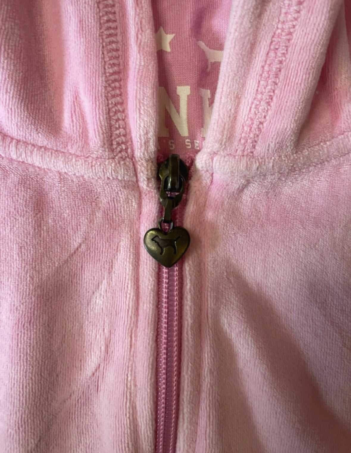 Victoria’s Secret PINK Baby Pink Velour 2006 2 Piece Tracksuit