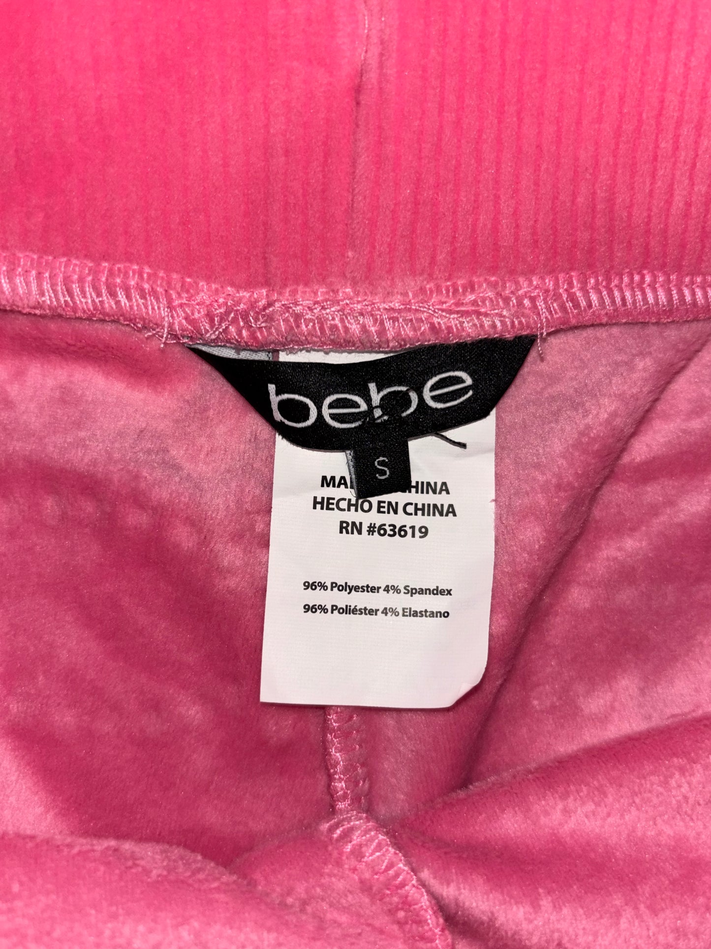 Bebe Brand New Barbie Pink Diamanté Tracksuit (Small)
