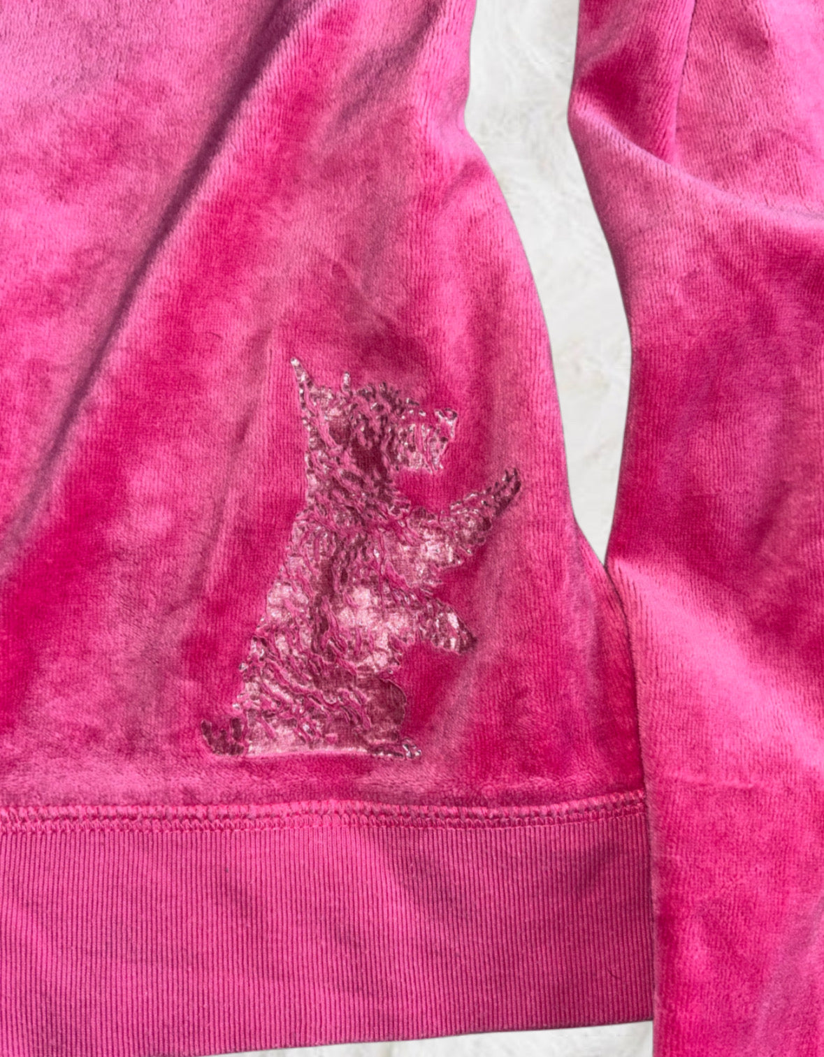 Juicy Couture Bubblegum Pink Velour Hoodie