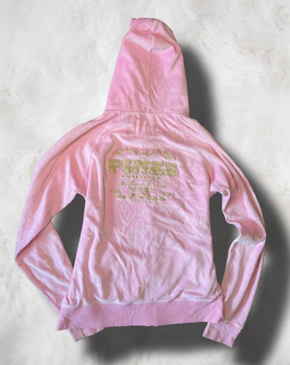 Victoria’s Secret PINK Baby Pink Velour 2006 2 Piece Tracksuit