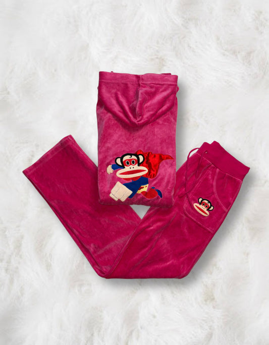 Paul Frank Cherry Pink Super Julius Ltd Edition 2 Piece Tracksuit