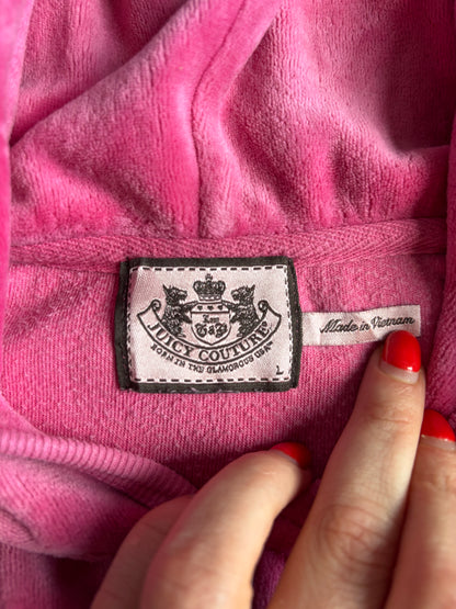 Juicy Couture Bubblegum Pink Velour Hoodie