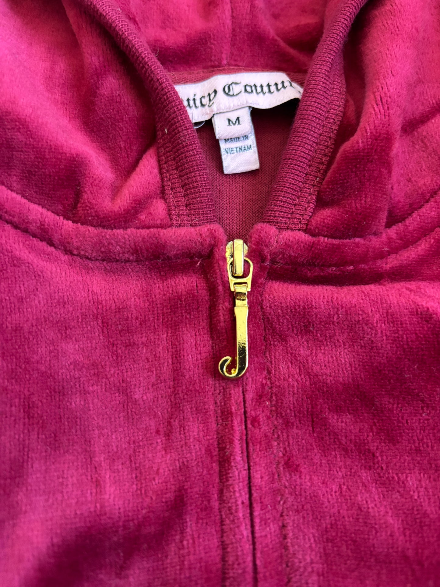 Juicy Couture Deadstock Red Velour 2 Piece Tracksuit