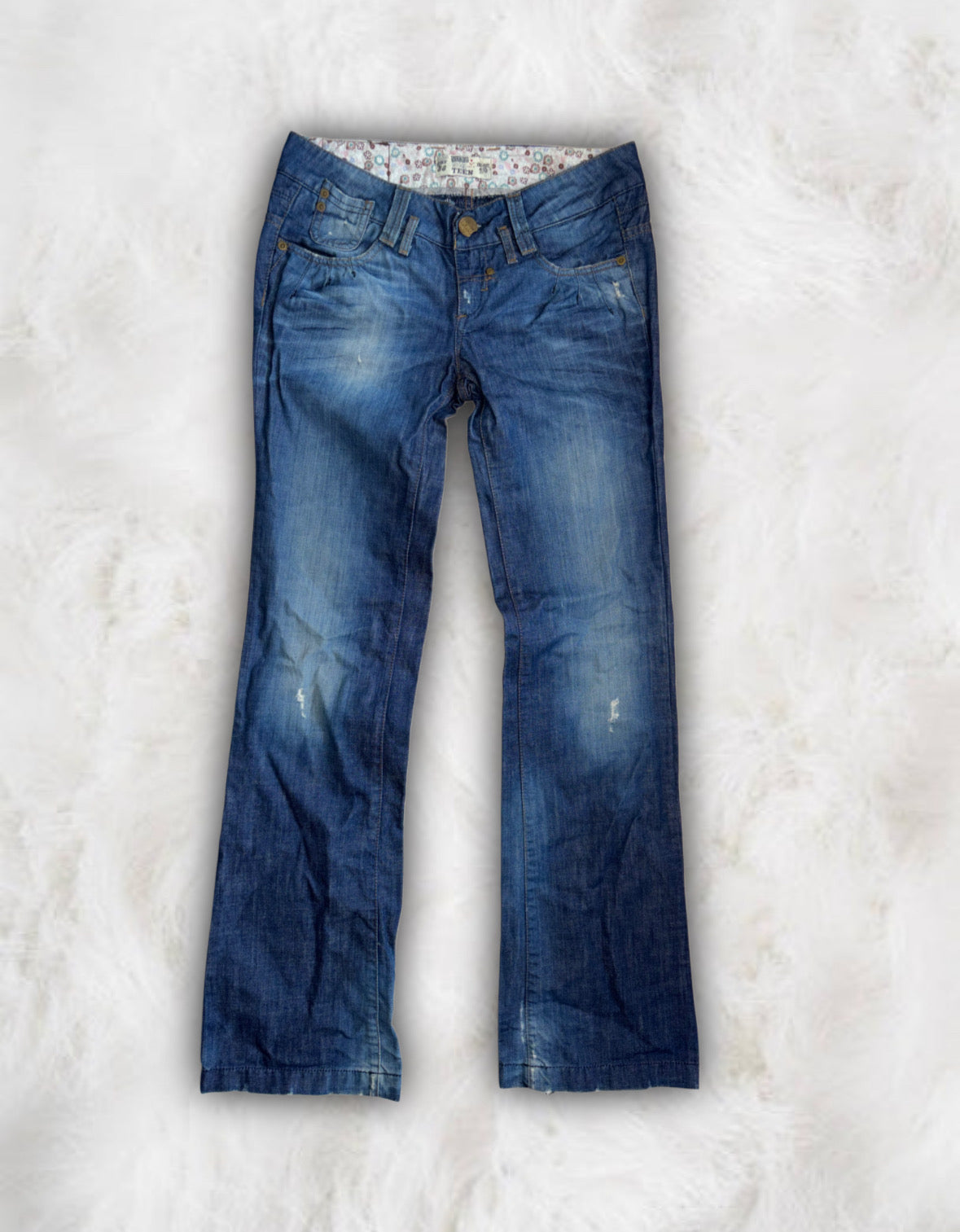 Sicko Nineteen y2k Super Low-Waisted Skater Jeans