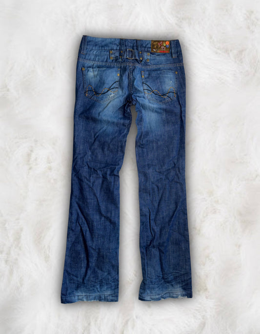 Sicko Nineteen y2k Super Low-Waisted Skater Jeans